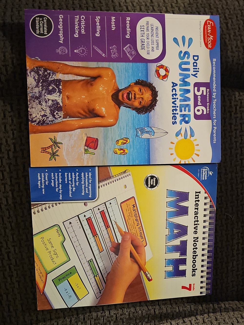 Daily Summer Activities & Math Interactive Notebooks - Bundle